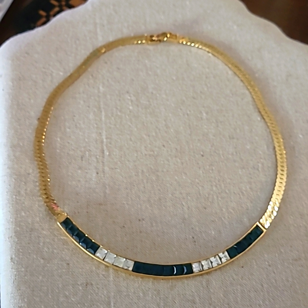 VTG Givenchy Paris New York Choker Necklace